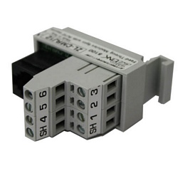 ZIPLink, ZL-RTB-RJ12, Connector Module, 6 Pin, 24 VAC/DC, 14-22 AWG