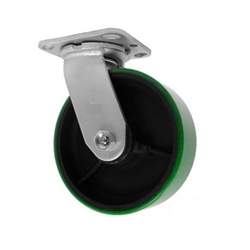 Access Casters, AC6650-01-PCI, Swivel Caster, Polyurethan on Cast Iron Wheel, 5 in. x 2 in.