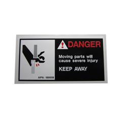 CEMA, CHS950017, Safety Label, Danger-Moving Parts will Cause Serever Injury