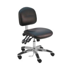 Cleanroom ESD Chair Desk H and Aluminum Base, 17"-22" H  Three Lever Control