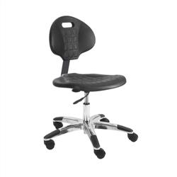 Urethane Chair Desk H and Aluminum Base, 15"-20" H
