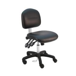Cleanroom ESD Chair Desk H and Nylon Base, 17"-22" H  Three Lever Control