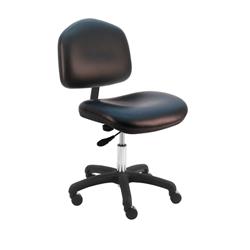 Cleanroom Wide Chair Desk H and Nylon Base, 18"-23" H  Single Lever Control