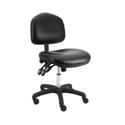 Cleanroom Wide Chair Desk H and Nylon Base, 17"-22" H  Three Lever Control